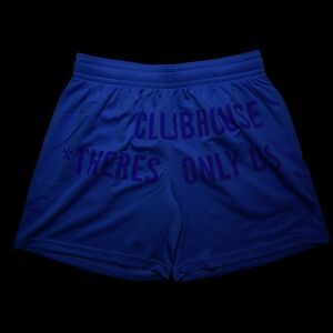 Clubhouse *there's only us BLUEBERRY ATHLETIC SHORTS Size L Blue NWT